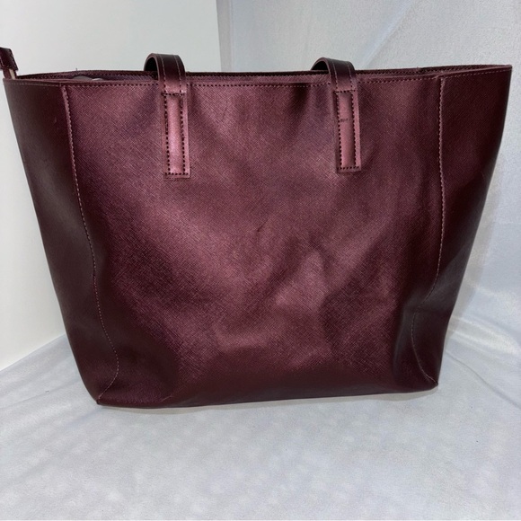 Bath & Body Works Metallic Burgundy Tote Bag - Picture 4 of 10